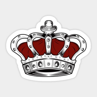 Red Crown Sticker